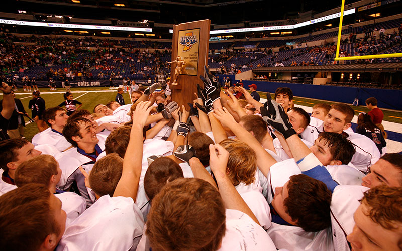 IHSAA State Football Championship Lucas Oil Stadium
