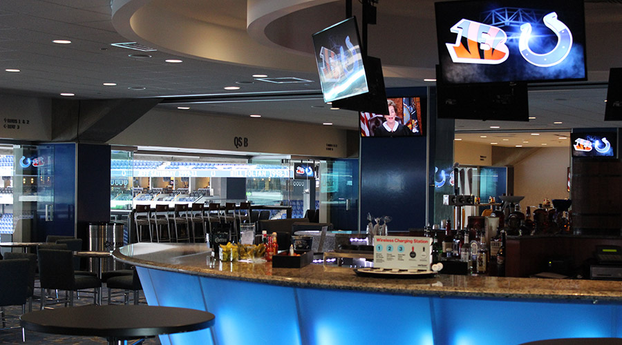 Lucas Oil Stadium Quarterback Suite