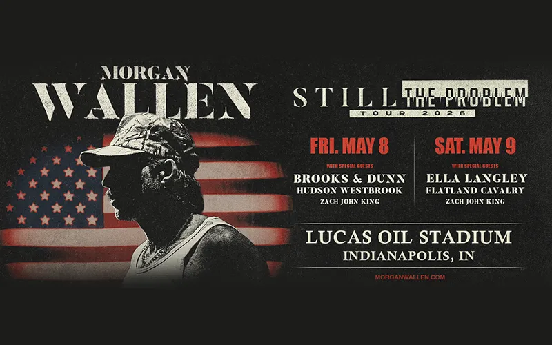 Morgan Wallen at Lucas Oil Stadium